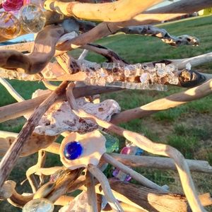 Handmade driftwood mobile
